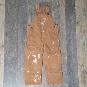 Carhartt Brown Kids One Piece Over-alls